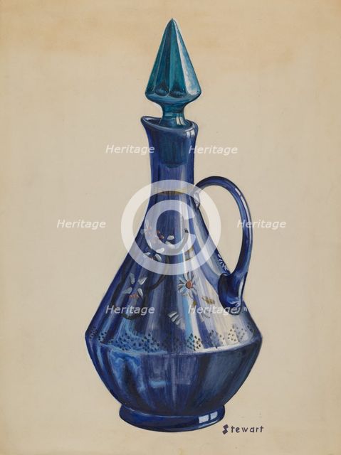 Cruet, c. 1937. Creator: Robert Stewart.