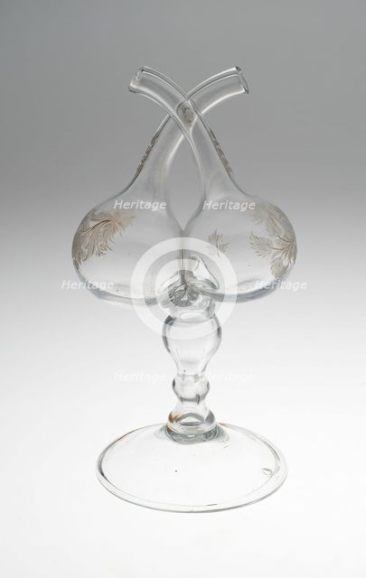 Cruet for Oil and Vinegar (Guédoulfe), France, Mid 18th century. Creator: Unknown.