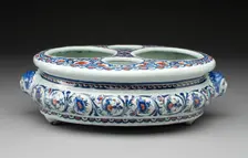 Cruet Stand, Rouen, c. 1725. Creator: Unknown
