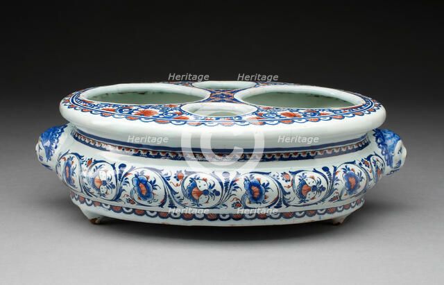 Cruet Stand, Rouen, c. 1725. Creator: Unknown.