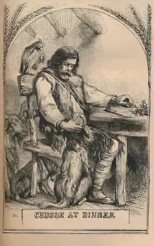 Crusoe at Dinner c1870