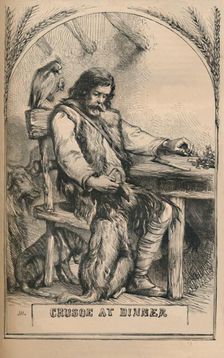 Crusoe at Dinner c1870