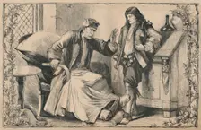 Crusoe Advised by his Father c1870