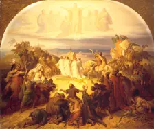 Crusaders before Jerusalem. Creator: Wilhelm Von Kaulbach