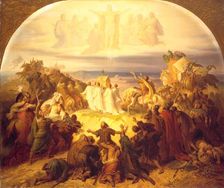 Crusaders before Jerusalem. Creator: Wilhelm Von Kaulbach