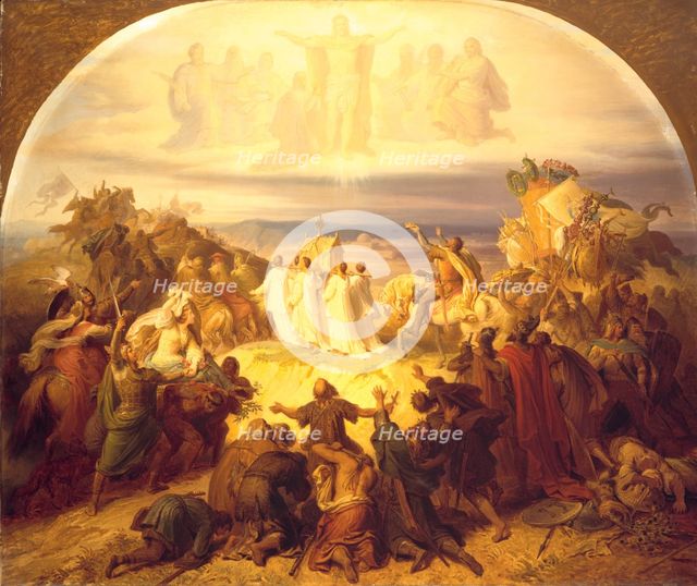 Crusaders before Jerusalem. Creator: Wilhelm Von Kaulbach.