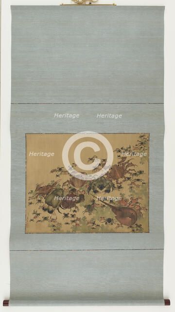 Crustaceans, Edo period, 1825-1830. Creator: Hokusai.