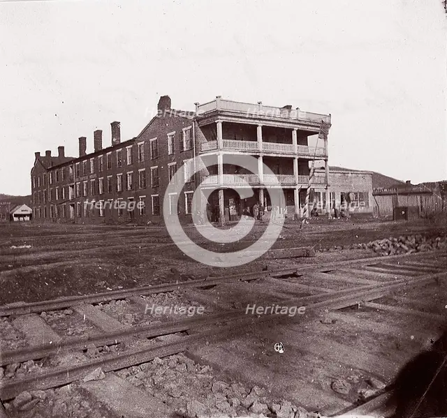 Crutchfield House, Chattanooga, Tennessee, ca. 1864. Creator: George N. Barnard.