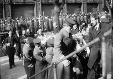 Cruz, Senor Don Anibal, Ambassador For Chile - His Funeral At St. Patrick's Church. Casket, 1910. Creator: Harris & Ewing