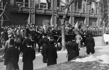 Cruz, Senor Don Anibal, Ambassador From Chile - His Funeral At St. Patrick's Church, 1910. Creator: Harris & Ewing