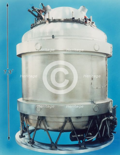 Cryostat for COBE satellite, 1989, USA.  Creator: Unknown.