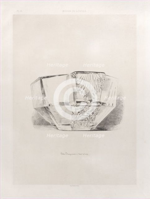 Crystal Basin, 1864. Creator: Jules-Ferdinand Jacquemart.