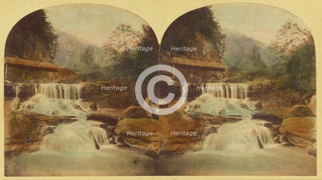 Crystal Cascade, Catskill Mountains, about 1865. Creator: London Stereoscopic & Photographic Co.