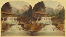 Crystal Cascade, Catskill Mountains, about 1865. Creator: London Stereoscopic & Photographic Co