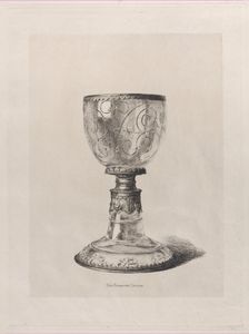 Crystal Chalice, 1864. Creator: Jules-Ferdinand Jacquemart
