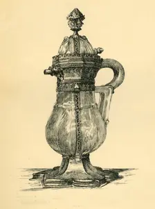 Crystal cruet, 14th century, (1881). Creator: W. M. McGill