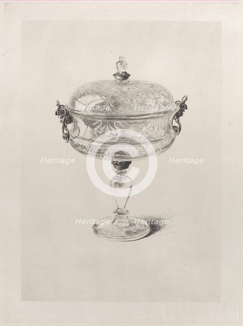 Crystal Cup, 1868. Creator: Jules-Ferdinand Jacquemart.