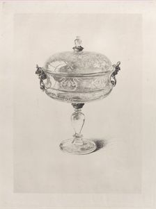 Crystal Cup, 1868. Creator: Jules-Ferdinand Jacquemart