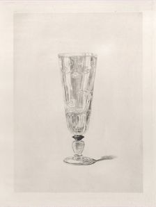 Crystal Drinking Glass, 1868. Creator: Jules-Ferdinand Jacquemart