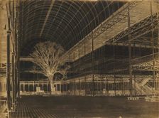 Crystal Palace, Hyde Park, Transept, 1852. Creator: Benjamin Brecknell Turner