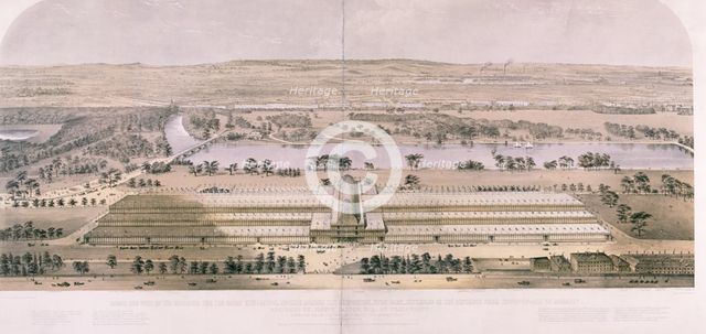 Crystal Palace, London, 1851. Artist: Charles Burton