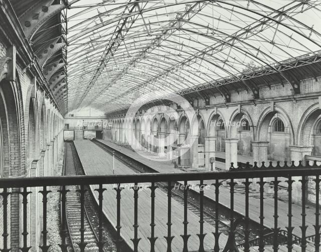 Crystal Palace Station, Crystal Palace Parade, Bromley, London, 1955. Artist: Unknown.