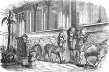 Crystal Palace, Sydenham; Entrance to the Assyrian Court 1854. Creator: Unknown