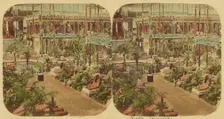 Crystal Palace - View of the North Transept, 1850s. Creator: London Stereoscopic & Photographic Co