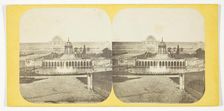 Crystal Palce: General View of the Palace, Cascades and Lower Fountains, 1850/99. Creator: Unknown