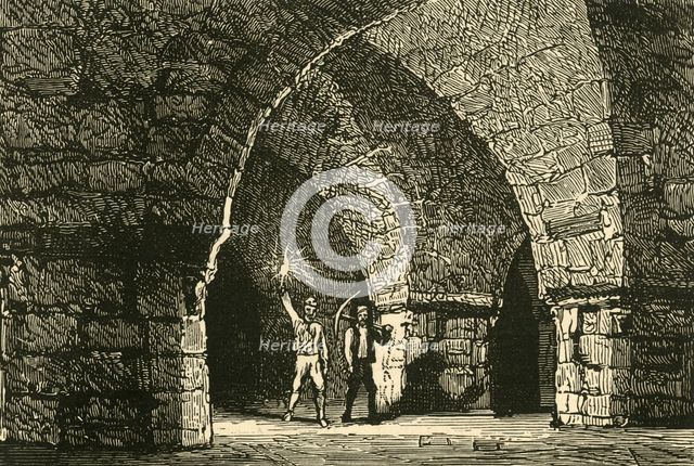 'Crypt of Christ Church Cathedral, Dublin', late 19th century.  Creator: Unknown.