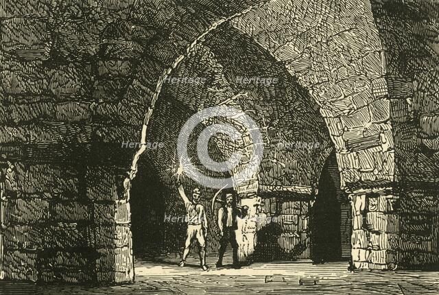 'Crypt of Christ Church Cathedral, Dublin', late 19th century.  Creator: Unknown.