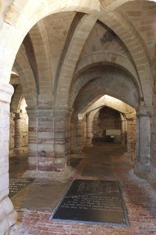 Crypt, the Collegiate Church of St Mary, Warwick, Warwickshire, 2010