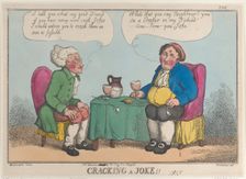 Cracking a Joke!!, 1813?., 1813?. Creator: Thomas Rowlandson