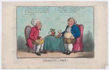 Cracking a Joke, November 15, 1808., November 15, 1808. Creator: Thomas Rowlandson