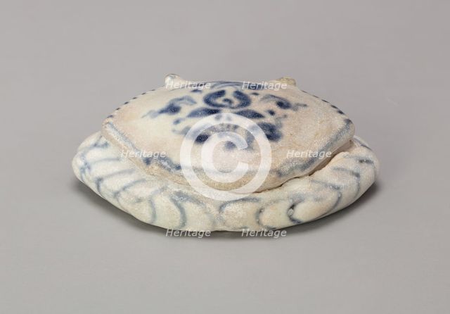Crab-Form Box with Floral Motif, 15th century. Creator: Unknown.