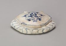 Crab-Form Box with Floral Motif, 15th century. Creator: Unknown