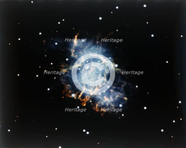 Crab Nebula in the constallation of Taurus. Creator: NASA.