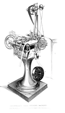 Crabtree's Card Setting Machine, 1866