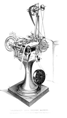 Crabtree's Card Setting Machine, 1866