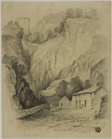 Crags and Horses in Highlands, n.d. Creator: Henry Hill
