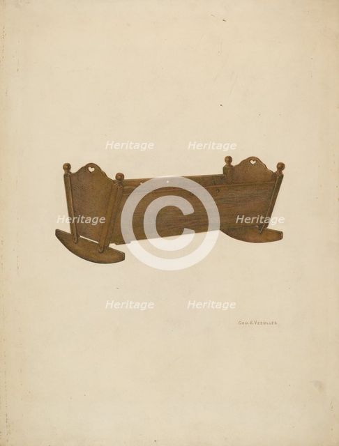 Cradle, 1935/1942. Creator: George V. Vezolles.
