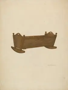 Cradle, 1935/1942. Creator: George V. Vezolles
