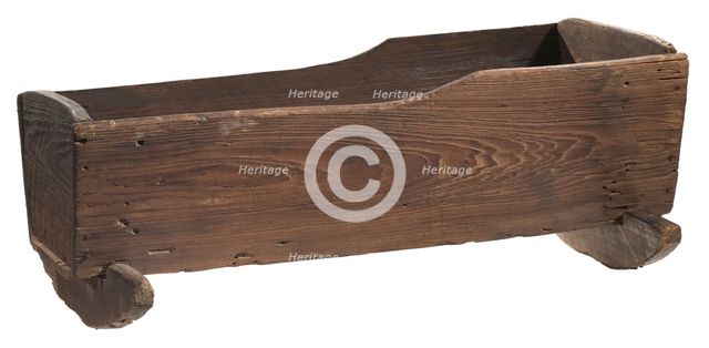 Cradle made by an unidentified enslaved person, 1795-1830. Creator: Unknown.