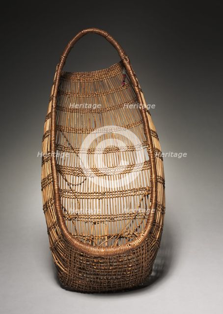 Cradle Basket, c 1875- 1910. Creator: Unknown.