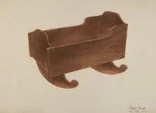 Cradle, c. 1940. Creator: Harry King