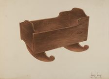Cradle, c. 1940. Creator: Harry King