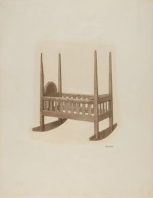 Cradle, c. 1941. Creator: Pearl Davis