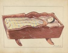 Cradle, c. 1953. Creator: Anna Aloisi