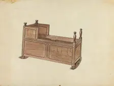 Cradle, c. 1953. Creator: Unknown
