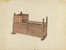 Cradle, c. 1953. Creator: Unknown